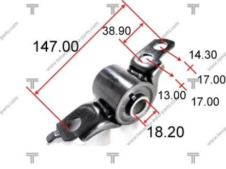 Сайлентблок рычага mazda 323 1.6, 1.8 94-98 TENACITY AAMMA1006