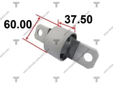 Сайлентблок заднего продольного рычага EH4428200, EH4628250, EH4428250, EG2528200B, EG2528250B, EH4628200, EG2528200C, EG2528250C, EG2128250C, EG2128200C TENACITY AAMMA1060