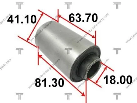 Сайлентблок рычага nissan np300 pickup 08- TENACITY AAMNI1065