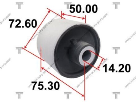 Сайлентблок рычага nissan altima l32 2.5, 3.5 07-12 TENACITY AAMNI1077