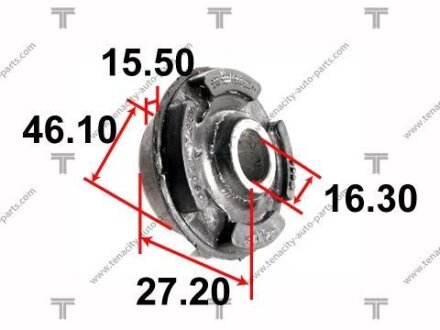 Сайлентблок рычага toyota camry 2.0, 2.5 86-90 TENACITY AAMTO1008
