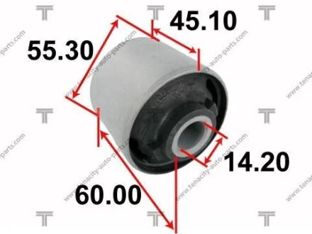 Сайлентблок заднього поздовжнього важеля TENACITY AAMTO1072