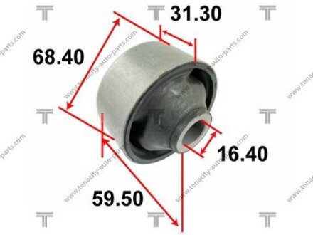САЙЛЕНБЛОК ЗАДНИЙ ПЕРЕДНЕГО РЫЧАГА TAB-ACA30B/ (шт.) TENACITY AAMTO1076