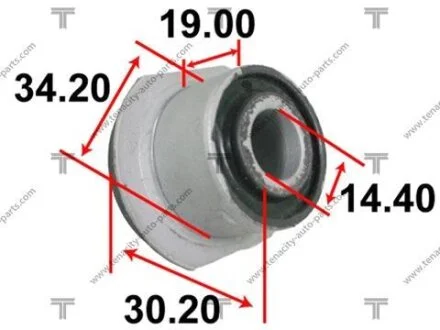 Втулка рейки рулевой toyota land cruiser TENACITY AAMTO1116