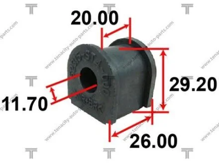 ВТУЛКА ЗАДНЕГО СТАБИЛИЗАТОРА D13/ (шт.) TENACITY ASBHO1017