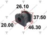 Втулка стабилизатора mitsubishi lancer1.8, 2.0 08- TENACITY ASBMI1012 (фото 1)