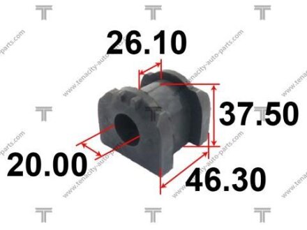 Втулка стабилизатора mitsubishi lancer1.8, 2.0 08- TENACITY ASBMI1012