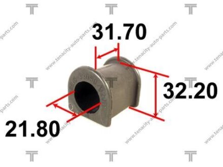 Втулка стабилизатора toyota camry 2.2, 3.0 91-96 TENACITY ASBTO1010