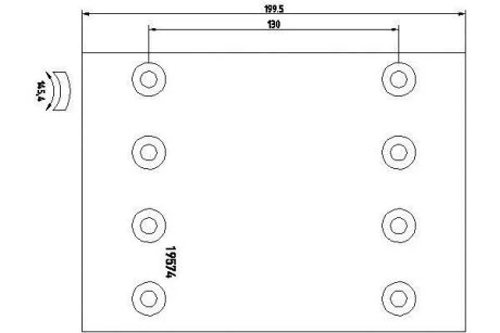 Тормозные колодки барабанные TEXTAR 1957428