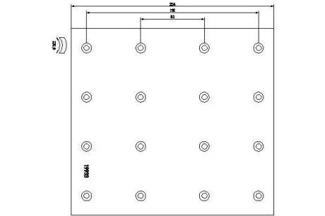 Комплект гальмівних накладок, барабанне гальмо TEXTAR 1993301