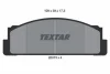 Колодки гальмівні дискові, комплект TEXTAR 2007304 (фото 1)