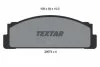Колодки гальмівні дискові, комплект TEXTAR 2007404 (фото 1)