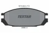 Колодки гальмівні дискові, комплект TEXTAR 2009801 (фото 1)