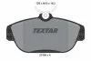 Колодки гальмівні дискові, комплект TEXTAR 2016402 (фото 1)