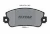 Комплект тормозных колодок, дисковый тормоз TEXTAR 2095005 (фото 1)