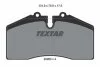 Колодки гальмівні дискові, комплект TEXTAR 2095302 (фото 1)