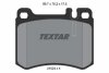 Комплект гальмівних колодок, дискове гальмо TEXTAR 2102404 (фото 1)