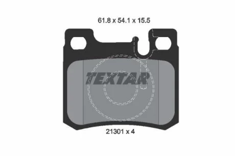 Тормозные колодки MB 190 (W201), E-CLASS (W124) TEXTAR 2130103