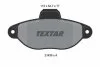 Комплект гальмівних колодок передн, FIAT CINQUECENTO, PANDA, PANDA/HATCHBACK, PUNTO, PUNTO/HATCHBACK, SEICENTO / 600, SEICENTO / 600/HATCHBACK FORD KA LANCIA Y, Y10 ZASTAVA 10 0.7-1.7D 07.91- TEXTAR 2143602 (фото 1)