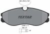 Комплект тормозных колодок, дисковый тормоз TEXTAR 2148101 (фото 1)