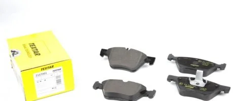 Колодки тормозные MB W210 -02 перед. (с противошумной пластиной Q+) TEXTAR 2167001
