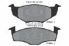 Гальмівні колодки дискові перед. VW Polo 95-02, Golf III, Vento 91-98 /Seat Cordoba, Ibiza 99-02 TEXTAR 2186601 (фото 1)