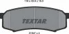 Колодки тормозные TOYOTA LAND CRUISER 120/150 03- задн. TEXTAR 2194701 (фото 5)