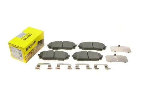 Колодки тормозные KIA SORENTO III перед. (с противошумной пластиной Q+) TEXTAR 2237801