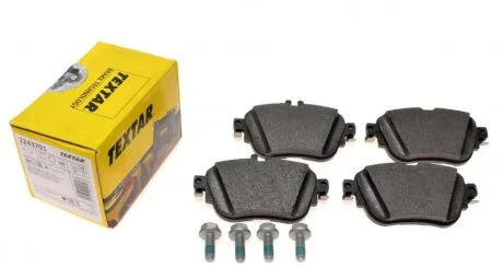 Колодки тормозные MB W213 задн. (с противошумной пластиной Q+) TEXTAR 2243701