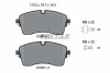 Колодки тормозные LAND ROVER DISCOVERY V(L462)/RANGE ROVER IV(L405) 20- (с противошумной пластиной Q+) пер. TEXTAR 2248505 (фото 1)