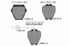 Комплект гальмівних колодок передн, AUDI A4 B5, A6 C5, ALLROAD C5 VW PASSAT B5.5, PHAETON 1.8-4.2 09.97-03.16 TEXTAR 2328001 (фото 1)
