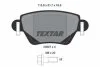 Колодки тормозные RENAULT KANGOO 97- (с противошумной пластиной Q+) зад. TEXTAR 2355702 (фото 1)