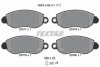 Тормозные колодки передние (18.4 мм) (система BOSCH) Ford Transit 2.3, 2.4D 00- TEXTAR 2357701 (фото 1)