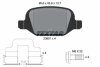Тормозные колодки дисковые FIAT PUNTO 99- зад. TEXTAR 2360102 (фото 1)