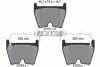 Колодки тормозные AUDI A6 02- (с противошумной пластиной Q+) пер. TEXTAR 2375101 (фото 1)