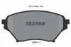 Колодки гальмівні дискові, комплект TEXTAR 2386301 (фото 1)