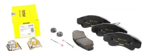 Колодки тормозные PSA/FIAT JUMPER/BOXER/DUCATO 96- перед. (с противошумной пластиной Q+) TEXTAR 2391901