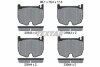 Колодки тормозные MB W211/W220/W221 перед. (с противошумной пластиной Q+) TEXTAR 2394301 (фото 1)