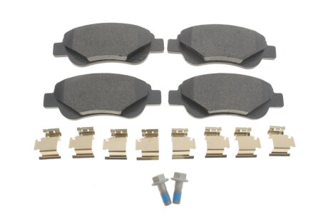 Тормозные колодки дисковые TOYOTA/PSA AYGO/107/C1 05- 1.0-1.4 пер. (с противошумной пластиной Q+) TEXTAR 2395901