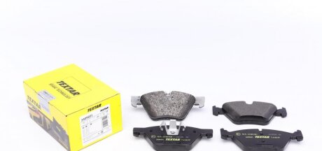 Тормозные колодки дисковые BMW 3(E90)/1(E81) пер. (с противошумной пластиной Q+) TEXTAR 2409601