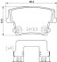 Комплект тормозных колодок, дисковый тормоз TEXTAR 2416303 (фото 1)