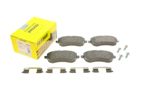 Колодки тормозные MB W204 07- перед. (с противошумной пластиной Q+) TEXTAR 2430602