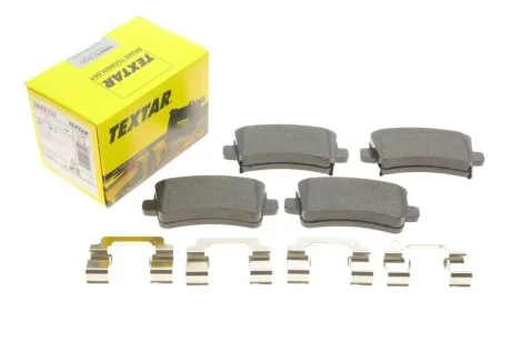 Тормозные колодки дисковые OPEL INSIGNIA задн. (с противошумной пластиной Q+) TEXTAR 2442102