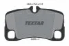 Колодки гальмівні дискові, комплект TEXTAR 2445401 (фото 1)
