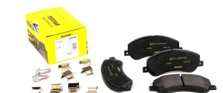 Колодки тормозные VW AMAROK 10- перед. (с противошумной пластиной Q+) TEXTAR 2448404