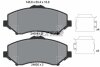 Комплект гальмівних колодок передн, CHRYSLER GRAND VOYAGER V, TOWN &amp; COUNTRY, VOYAGER V DODGE GRAND, JOURNEY, NITRO FIAT FREEMONT JEEP CHEROKEE, WRANGLER III VW ROUTAN 2.0D-4.0 01.06- TEXTAR 2460401 (фото 1)