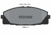 Комплект гальмівних накладок, дискове гальмо TEXTAR 2468001 (фото 1)