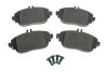 Колодки тормозные MB W176/X117/C117/X156 11- перед. (с противошумной пластиной Q+) TEXTAR 2486901 (фото 1)