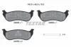 Комплект гальмівних накладок, дискове гальмо TEXTAR 2489803 (фото 1)