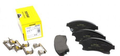 Колодки тормозные GM AVEO/CRUZE/ASTRA J 09- перед. (с противошумной пластиной Q+) TEXTAR 2503101